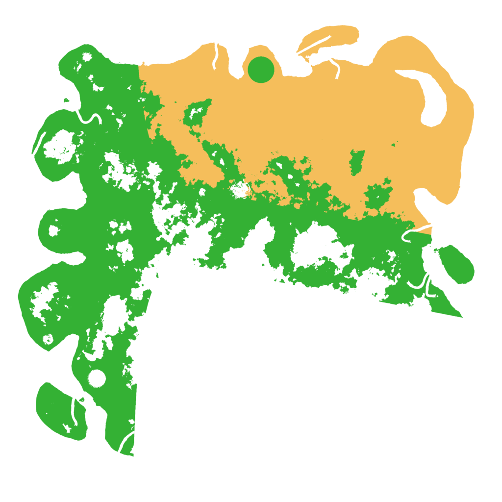 Biome Rust Map: Procedural Map, Size: 5000, Seed: 677222