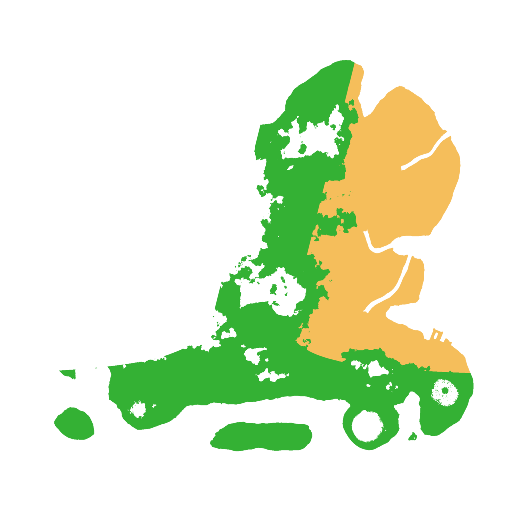 Biome Rust Map: Procedural Map, Size: 3000, Seed: 80000