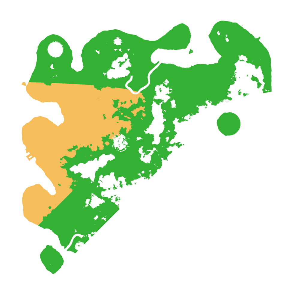 Biome Rust Map: Procedural Map, Size: 3500, Seed: 862754342