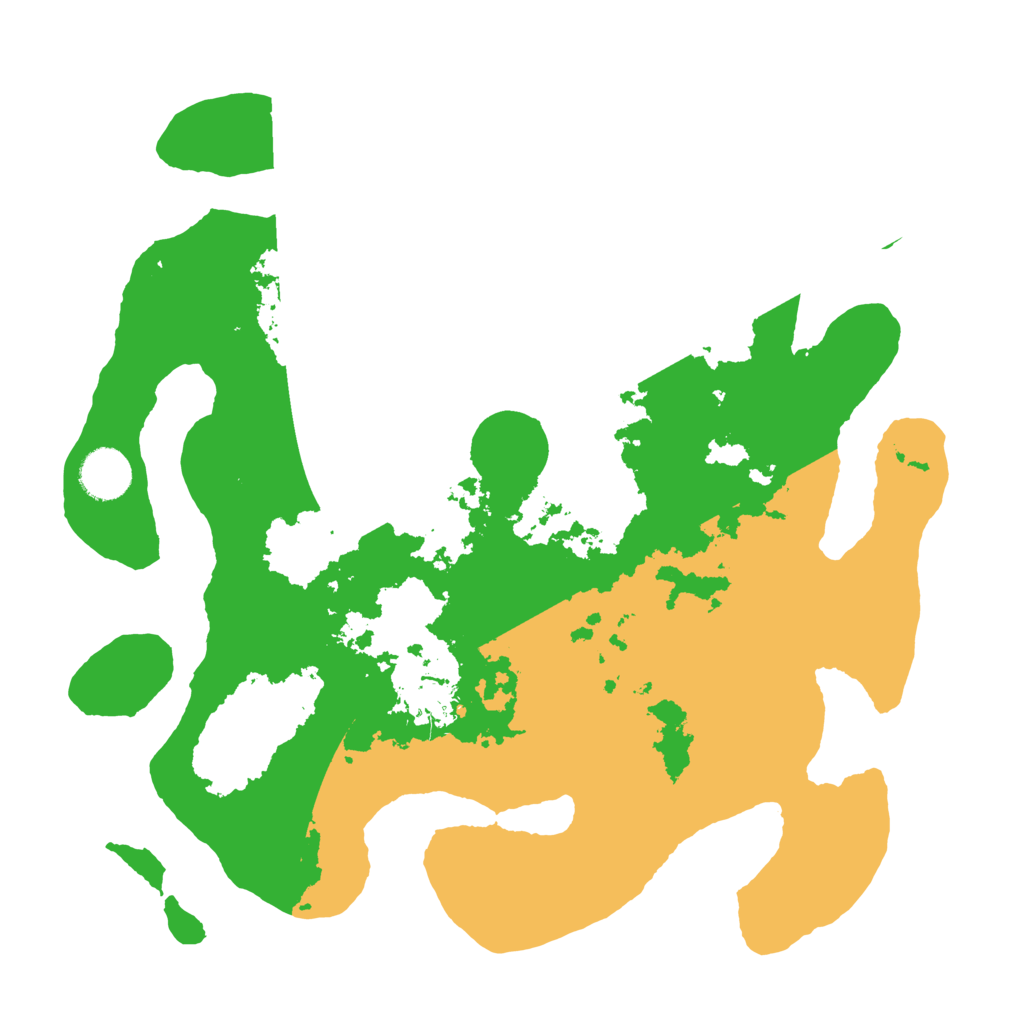 Biome Rust Map: Barren, Size: 3500, Seed: 410689706