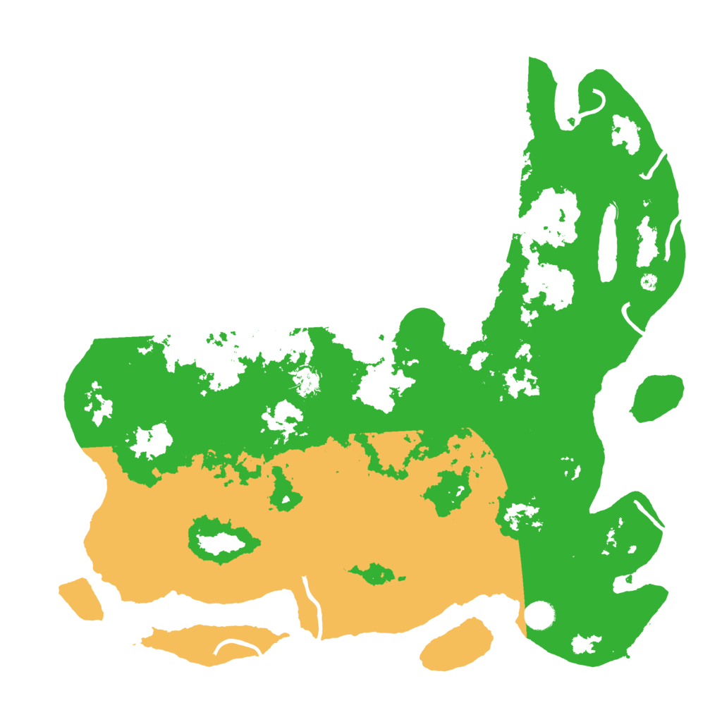 Biome Rust Map: Procedural Map, Size: 4400, Seed: 93142