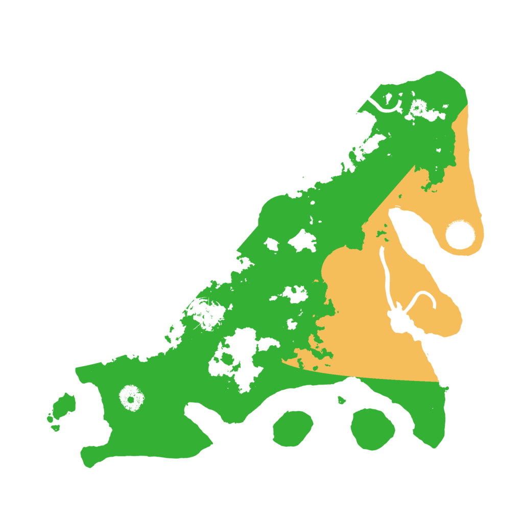 Biome Rust Map: Procedural Map, Size: 3200, Seed: 10372