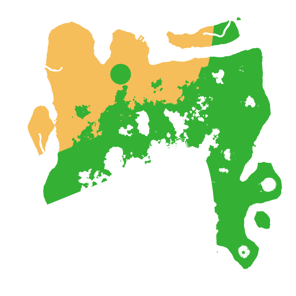 Biome Rust Map: Procedural Map, Size: 3800, Seed: 2030476057