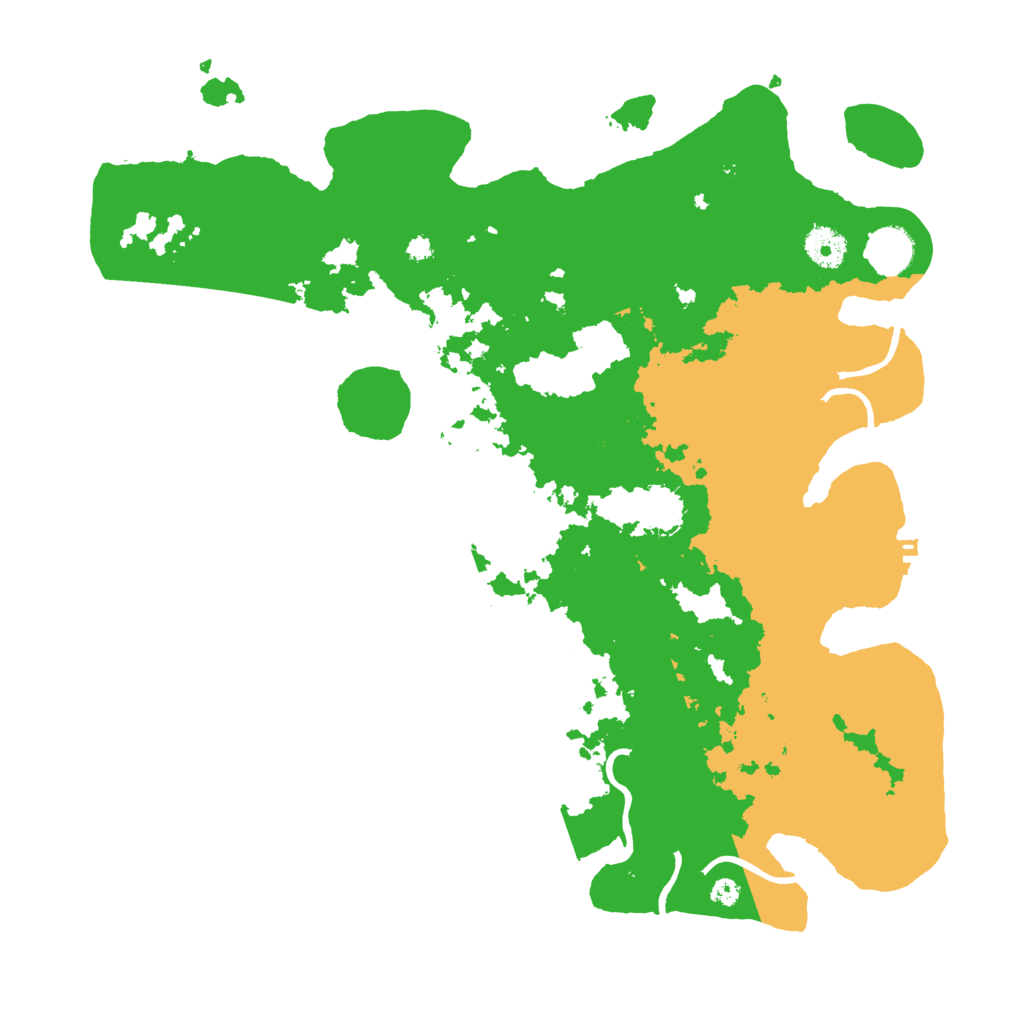 Biome Rust Map: Procedural Map, Size: 3800, Seed: 129798980