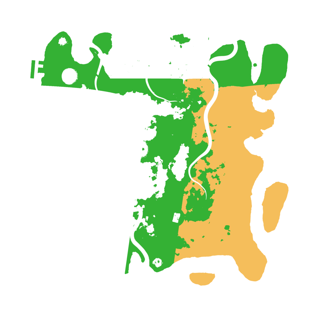 Biome Rust Map: Procedural Map, Size: 3500, Seed: 389358429