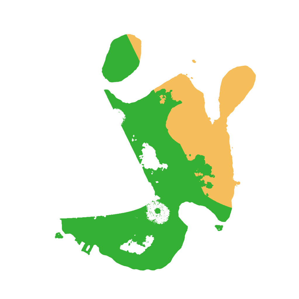 Biome Rust Map: Procedural Map, Size: 2000, Seed: 12341245