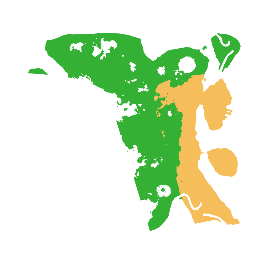 Biome Rust Map: Procedural Map, Size: 3000, Seed: 724612994