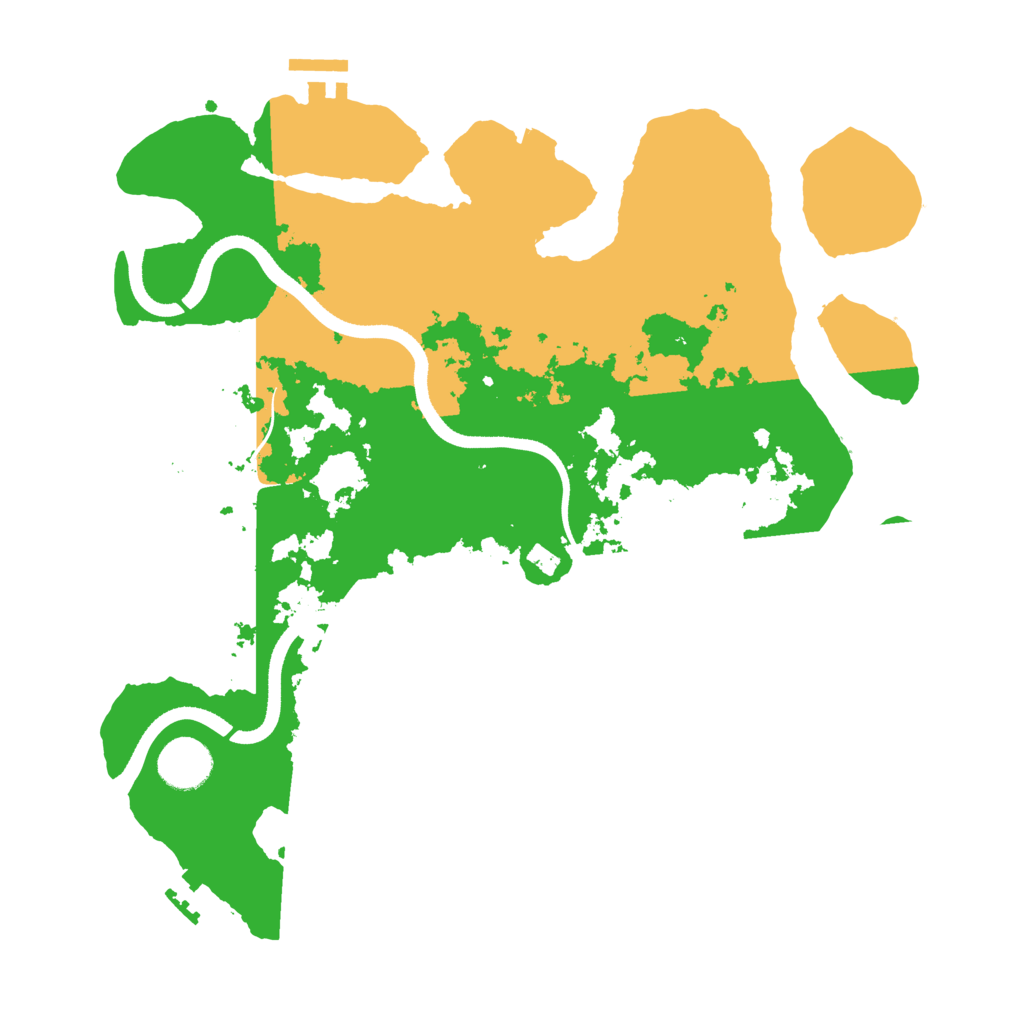 Biome Rust Map: Procedural Map, Size: 3500, Seed: 976091147