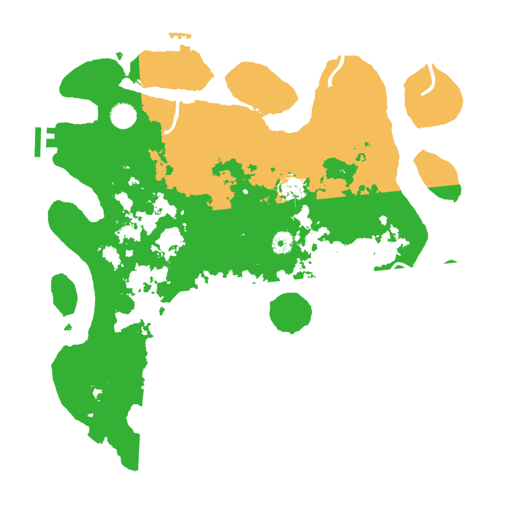 Biome Rust Map: Procedural Map, Size: 3500, Seed: 976091147