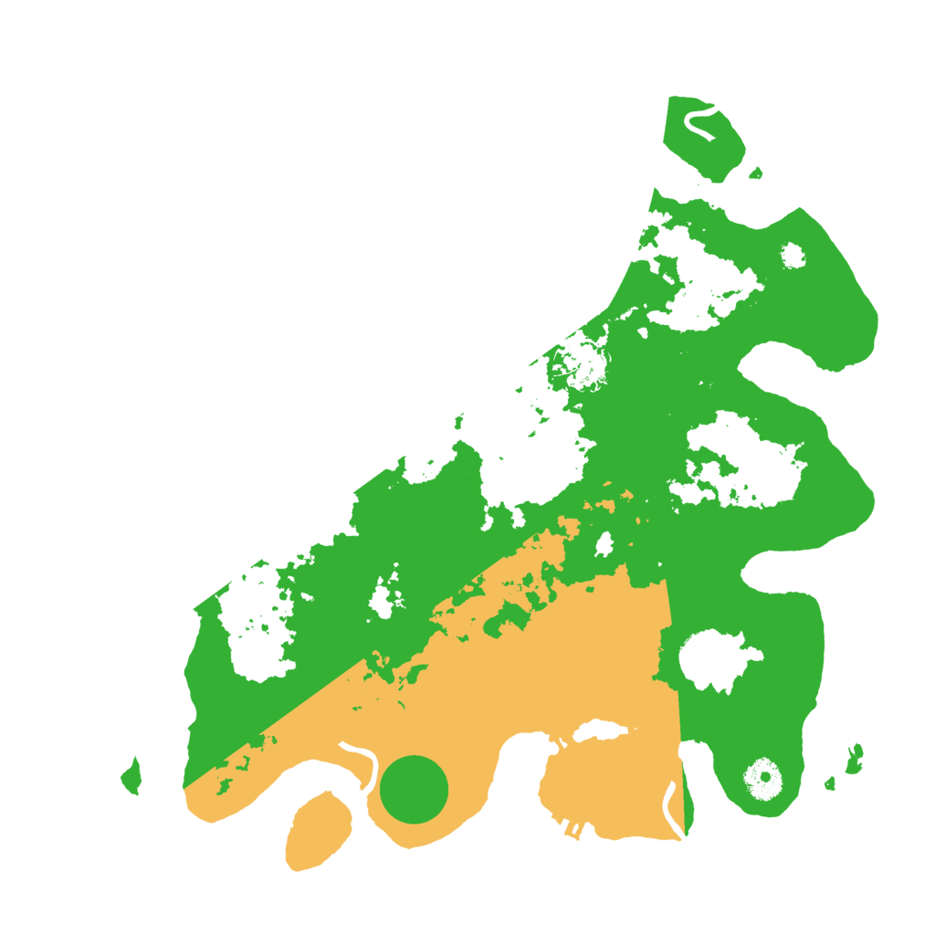 Biome Rust Map: Procedural Map, Size: 3600, Seed: 150920221