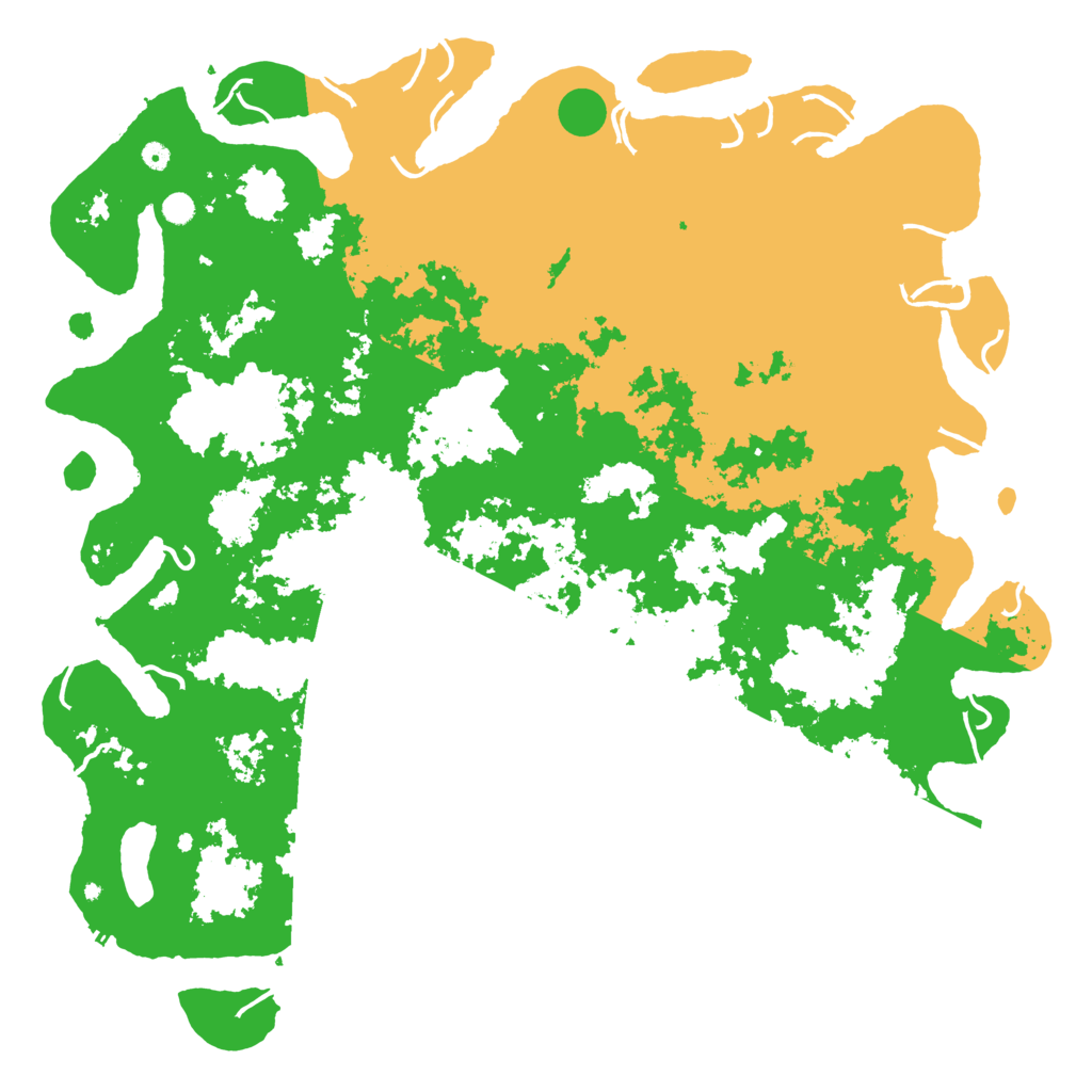 Biome Rust Map: Procedural Map, Size: 6000, Seed: 9658