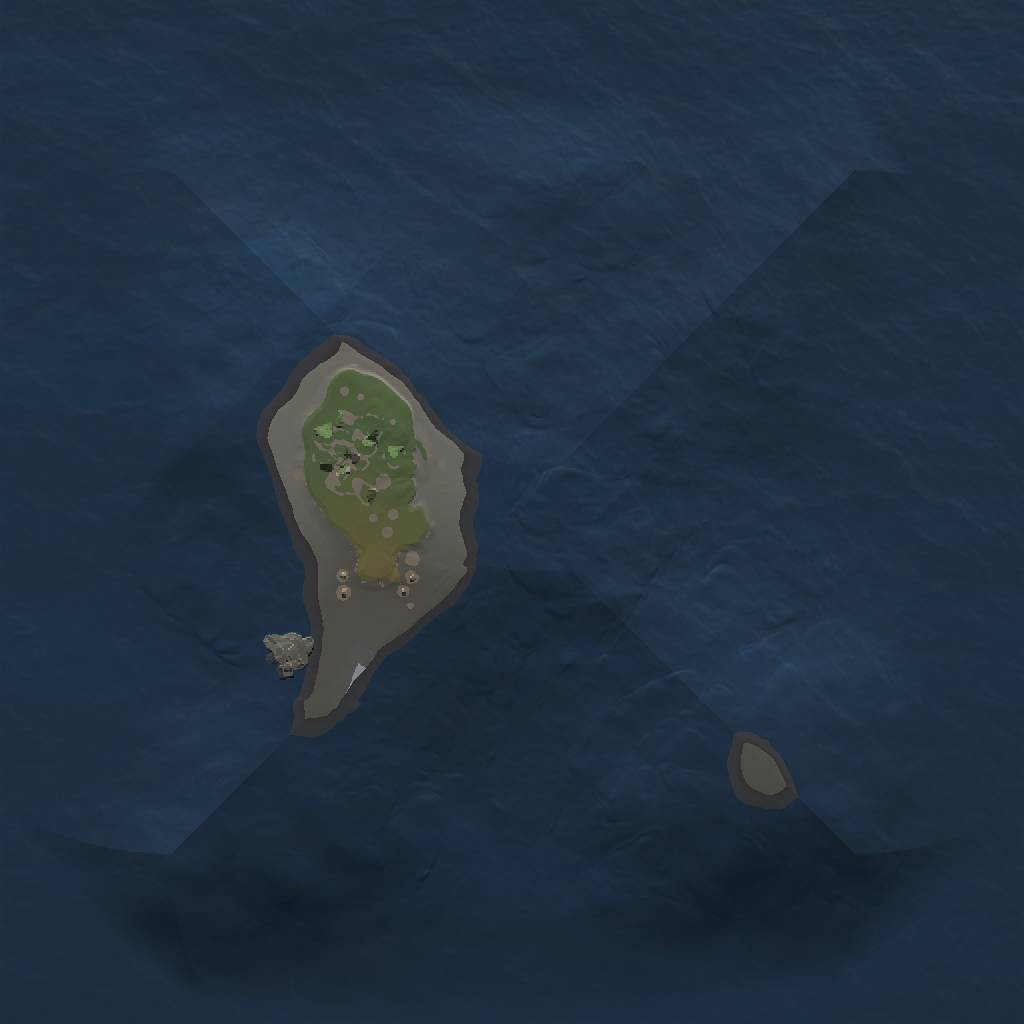 Rust Map: Procedural Map, Size: 1150, Seed: 63902641, 3 Monuments