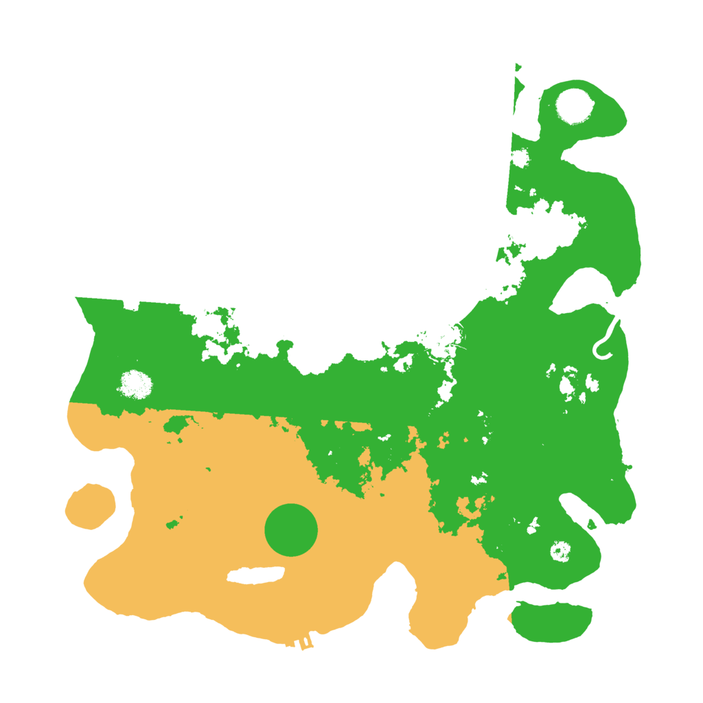 Biome Rust Map: Procedural Map, Size: 3500, Seed: 781725771