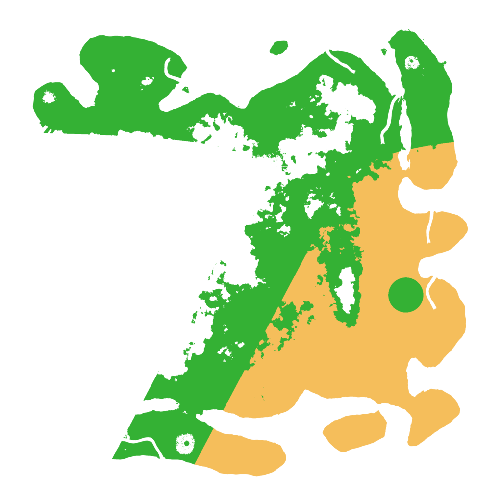 Biome Rust Map: Procedural Map, Size: 3800, Seed: 3248377