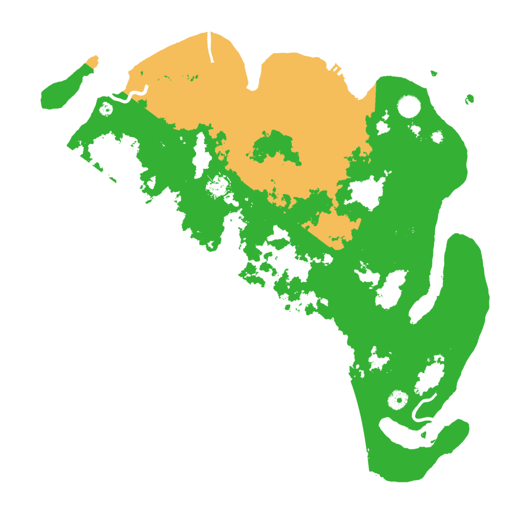 Biome Rust Map: Procedural Map, Size: 4000, Seed: 144788054