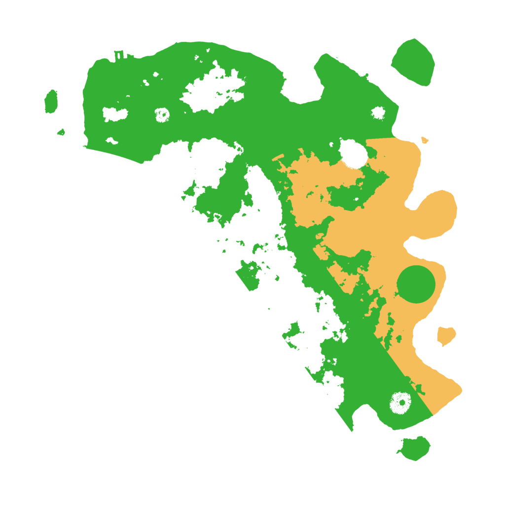 Biome Rust Map: Procedural Map, Size: 3500, Seed: 137841417
