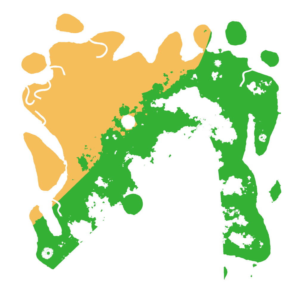 Biome Rust Map: Procedural Map, Size: 4000, Seed: 92724