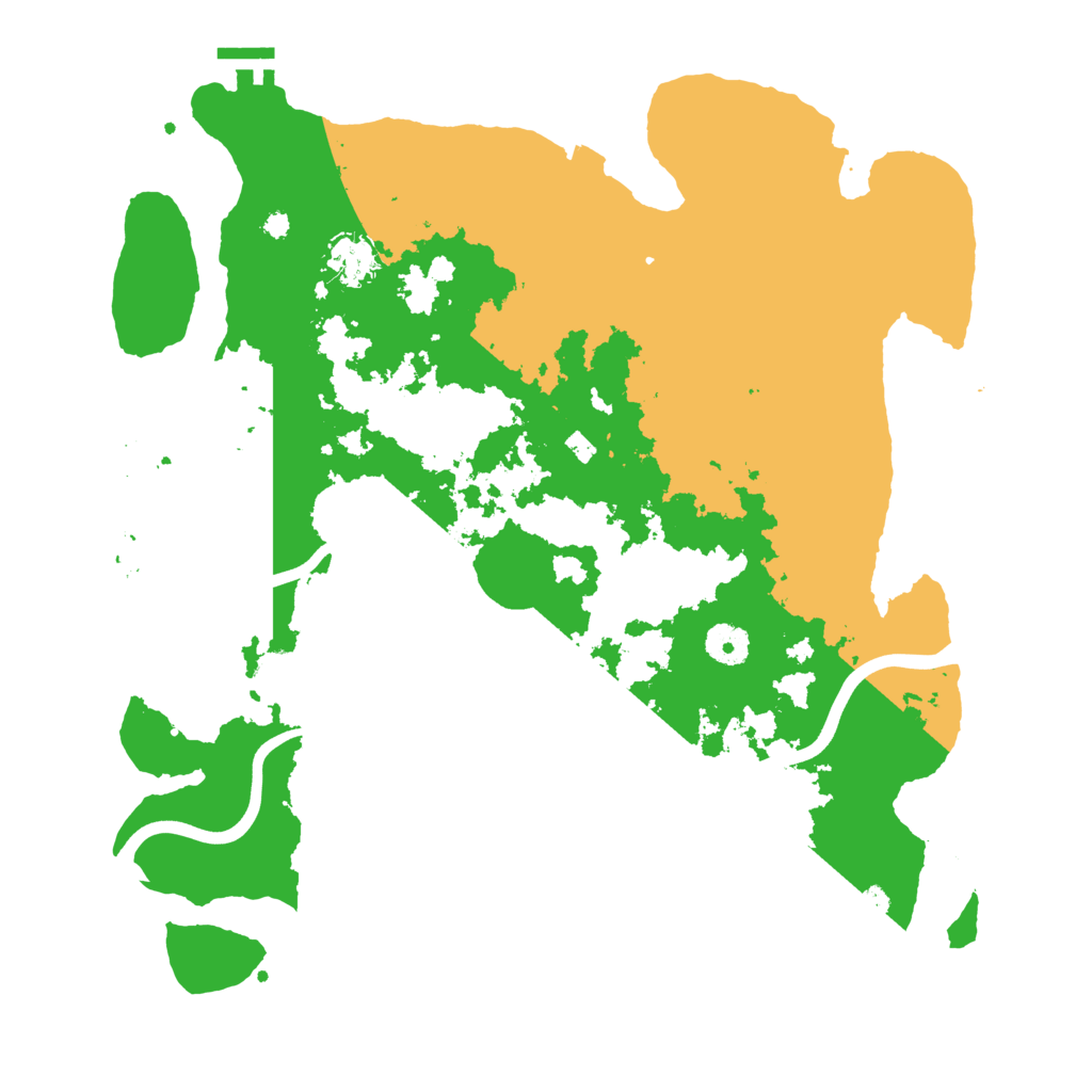Biome Rust Map: Procedural Map, Size: 3850, Seed: 2122153434
