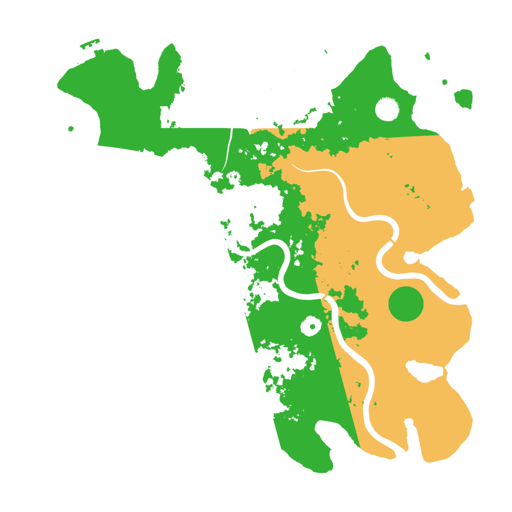 Biome Rust Map: Procedural Map, Size: 3850, Seed: 370806490