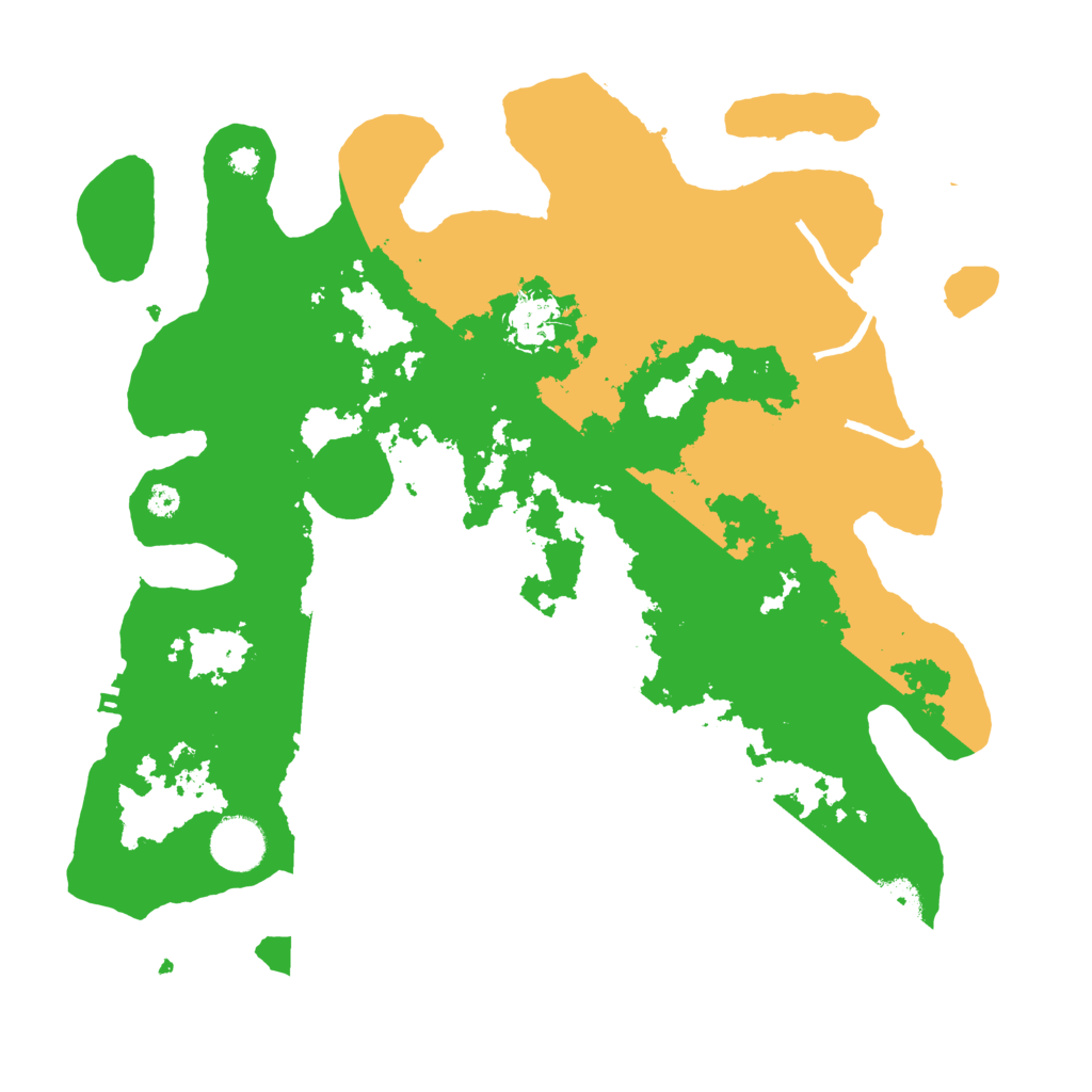 Biome Rust Map: Procedural Map, Size: 3500, Seed: 98465806