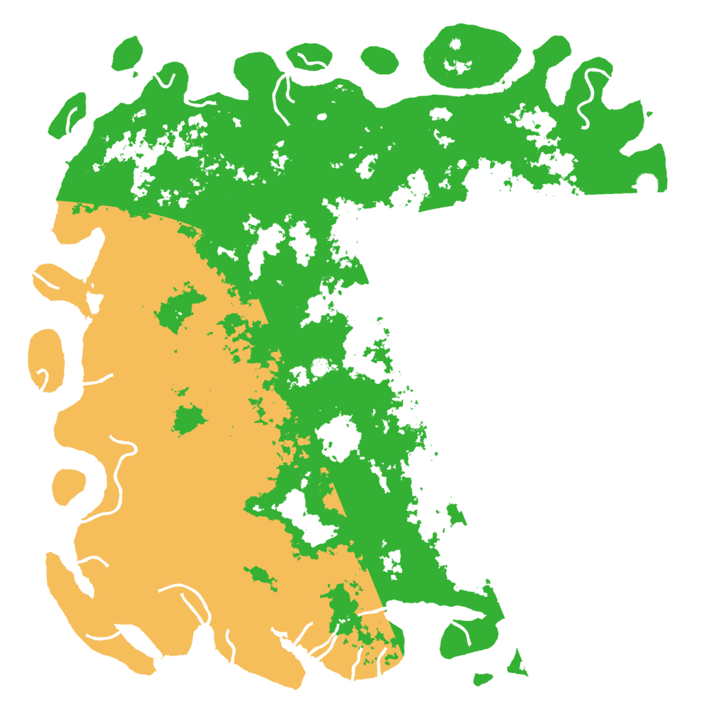 Biome Rust Map: Procedural Map, Size: 6000, Seed: 1192763573