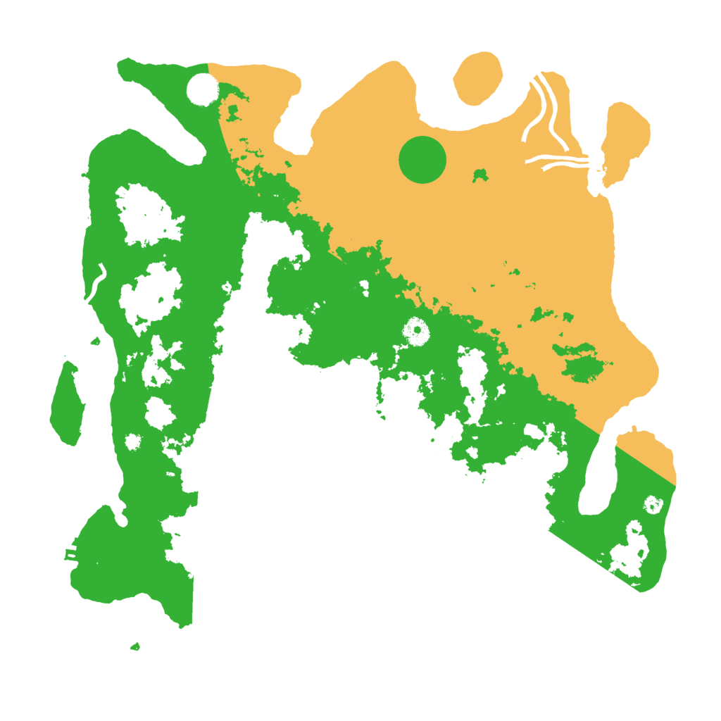 Biome Rust Map: Procedural Map, Size: 4000, Seed: 35892390