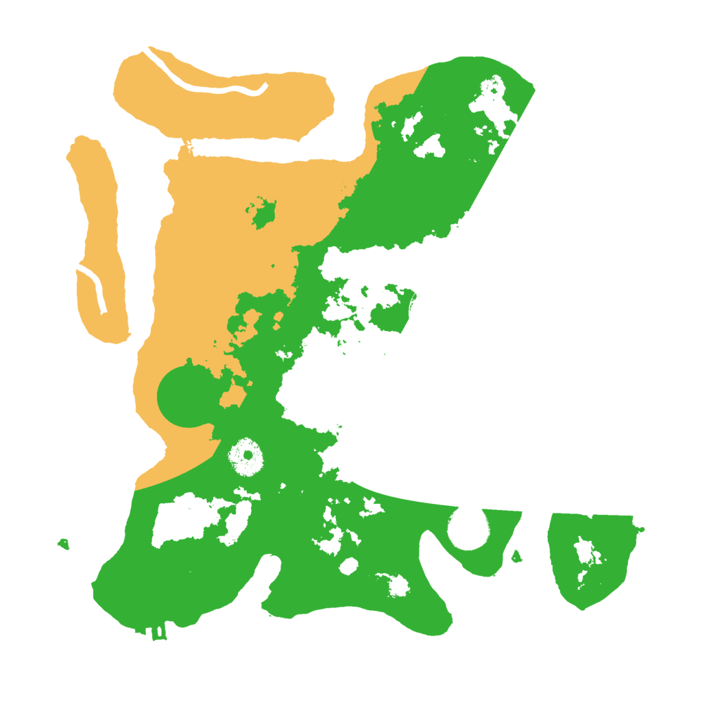 Biome Rust Map: Procedural Map, Size: 3000, Seed: 21055