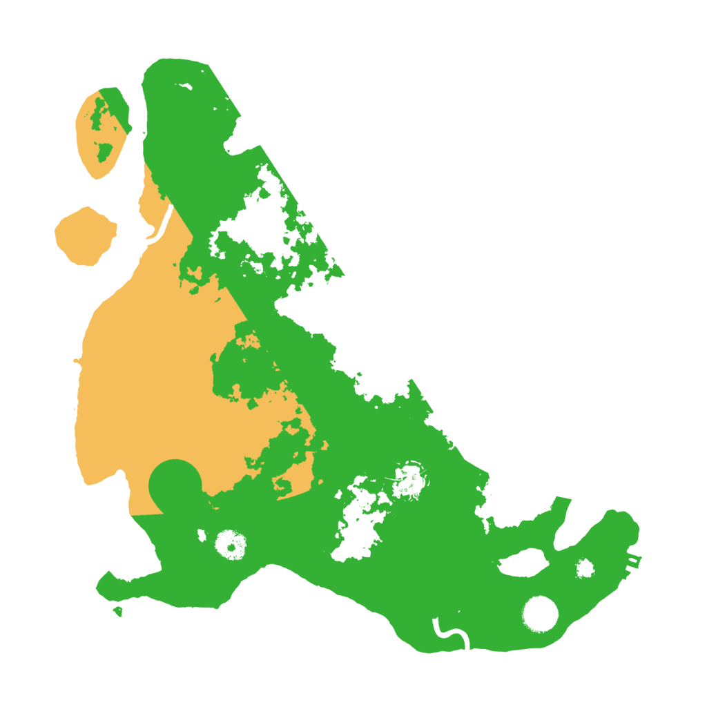 Biome Rust Map: Procedural Map, Size: 3500, Seed: 1943557777