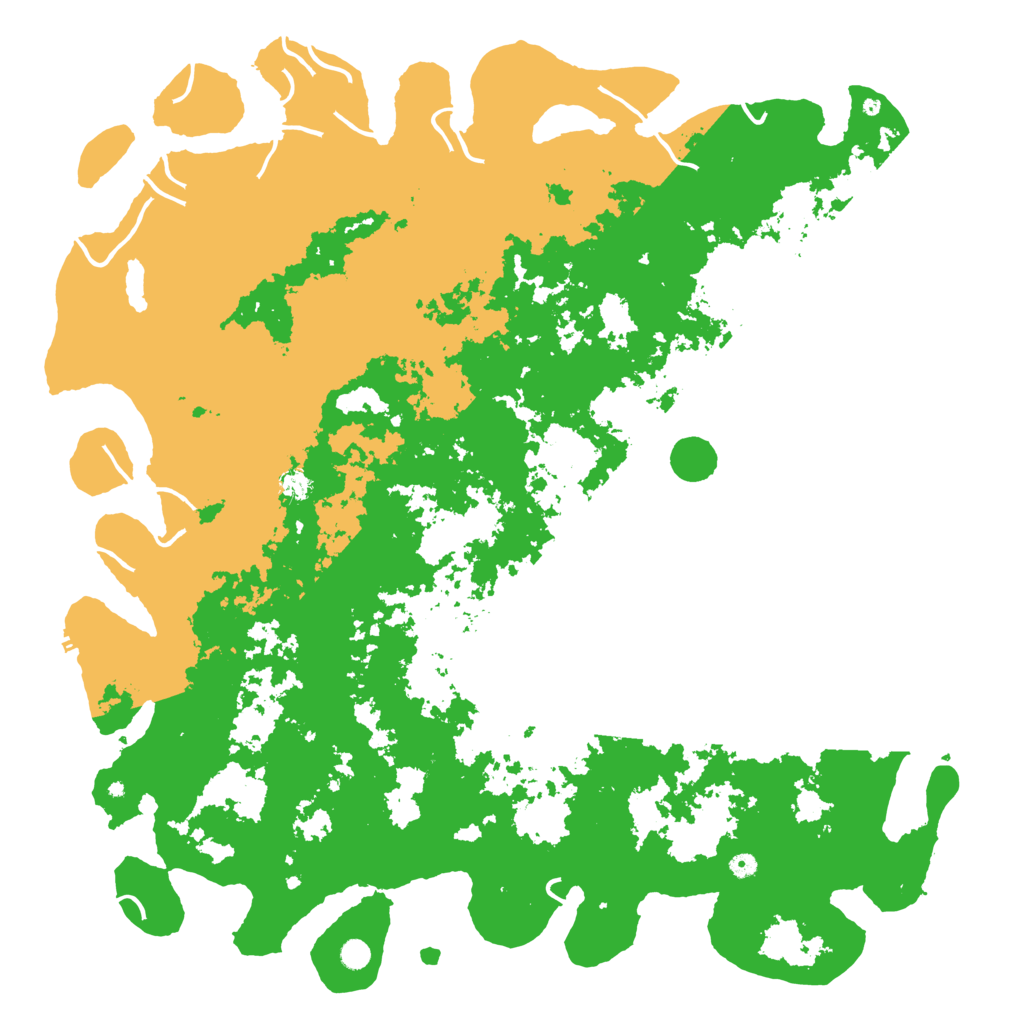 Biome Rust Map: Procedural Map, Size: 6000, Seed: 648234