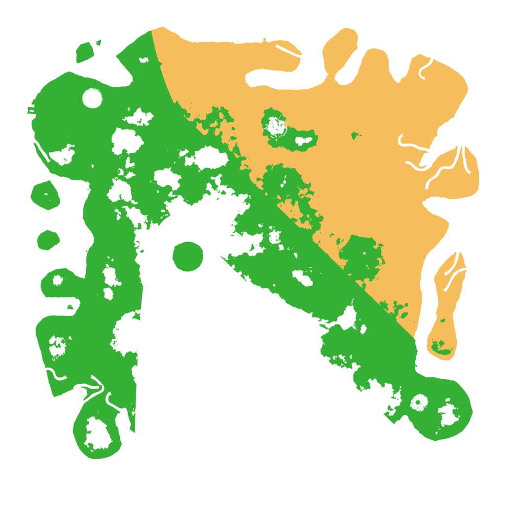 Biome Rust Map: Procedural Map, Size: 4500, Seed: 382742