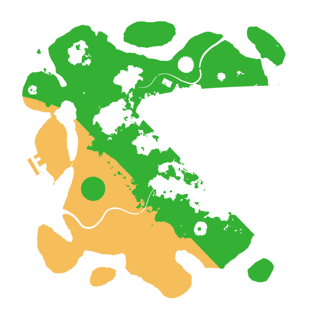 Biome Rust Map: Procedural Map, Size: 3500, Seed: 1085302773