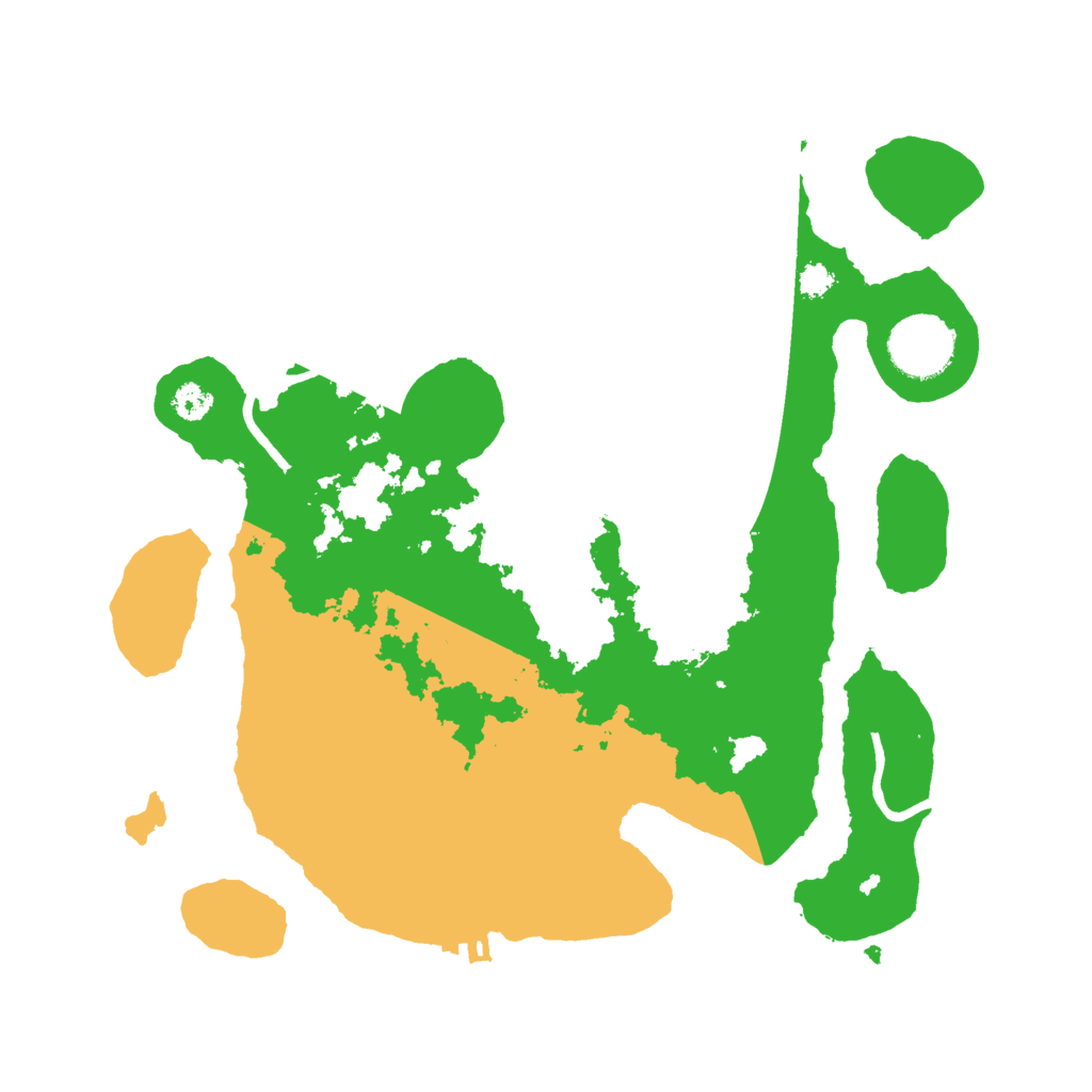 Biome Rust Map: Procedural Map, Size: 3000, Seed: 25991