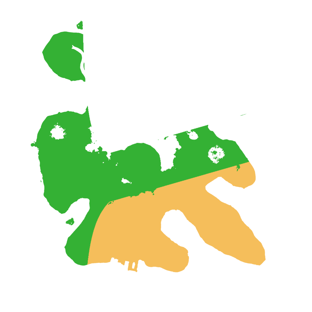 Biome Rust Map: Procedural Map, Size: 2000, Seed: 1234564