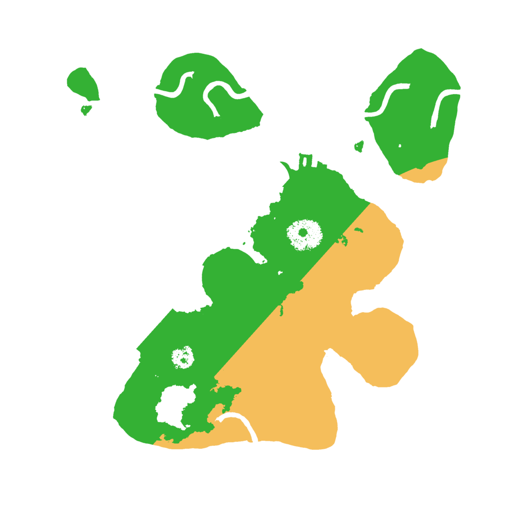 Biome Rust Map: Procedural Map, Size: 2350, Seed: 853265