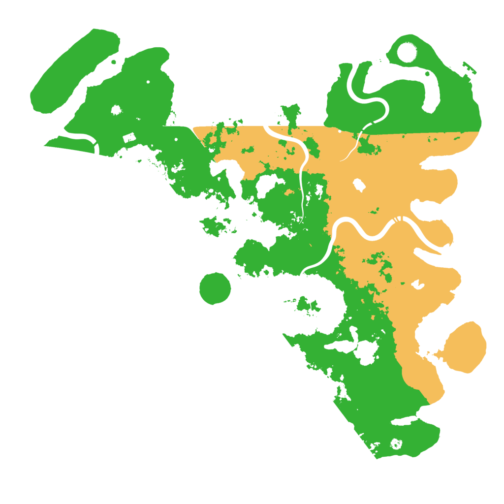 Biome Rust Map: Procedural Map, Size: 4500, Seed: 531589987