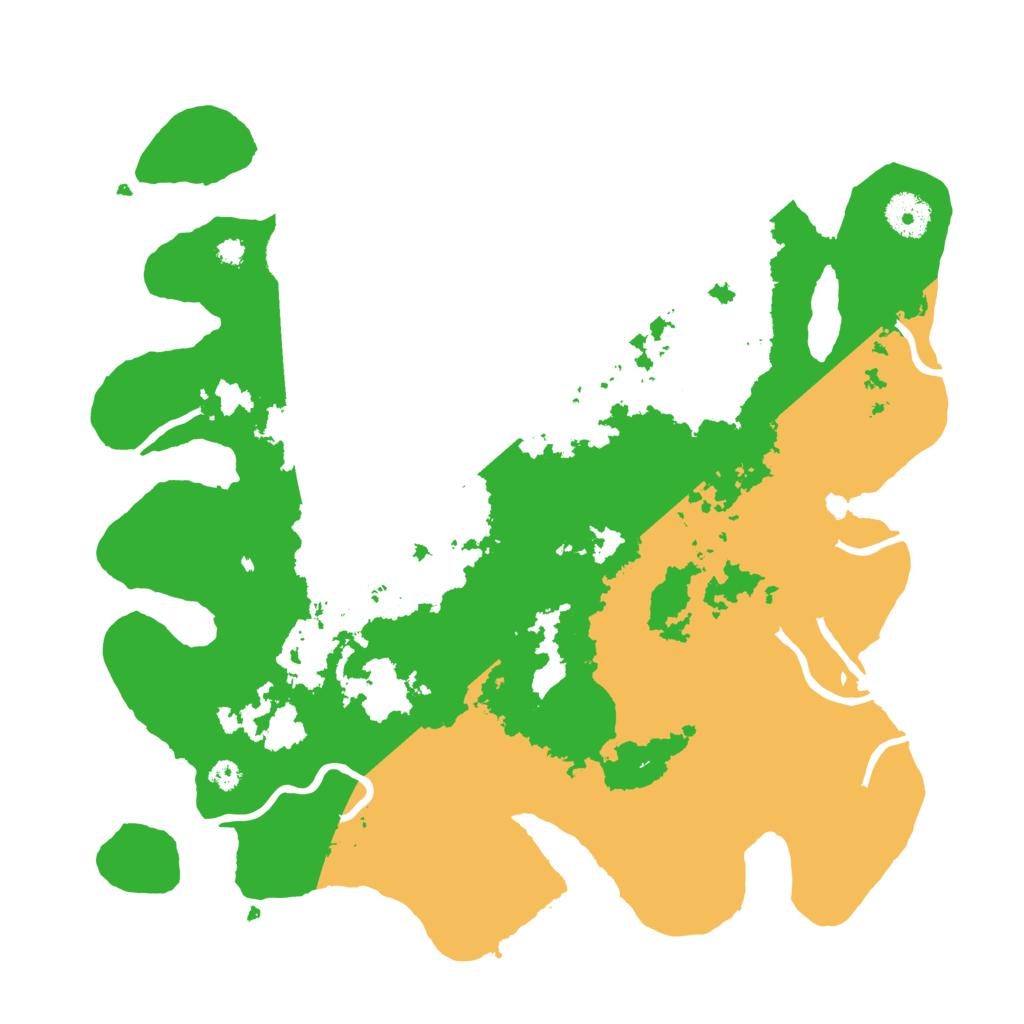 Biome Rust Map: Procedural Map, Size: 3500, Seed: 861235663