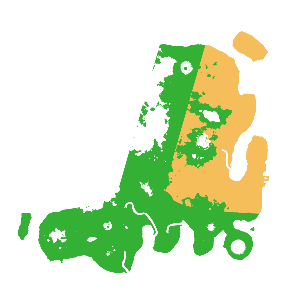 Biome Rust Map: Procedural Map, Size: 3500, Seed: 2119239436