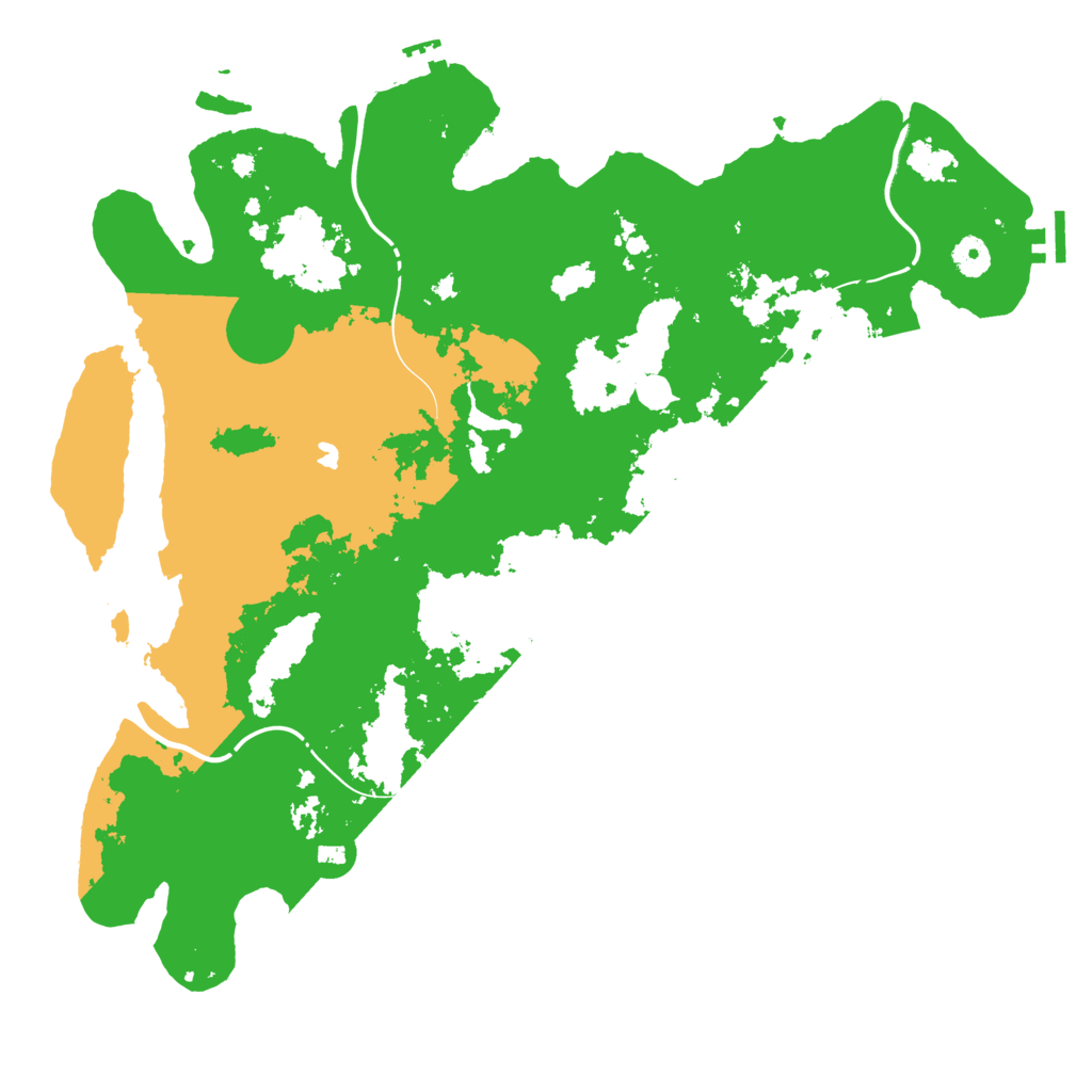 Biome Rust Map: Procedural Map, Size: 4250, Seed: 1106899743