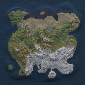 Thumbnail Rust Map: Procedural Map, Size: 3100, Seed: 50000, 16 Monuments