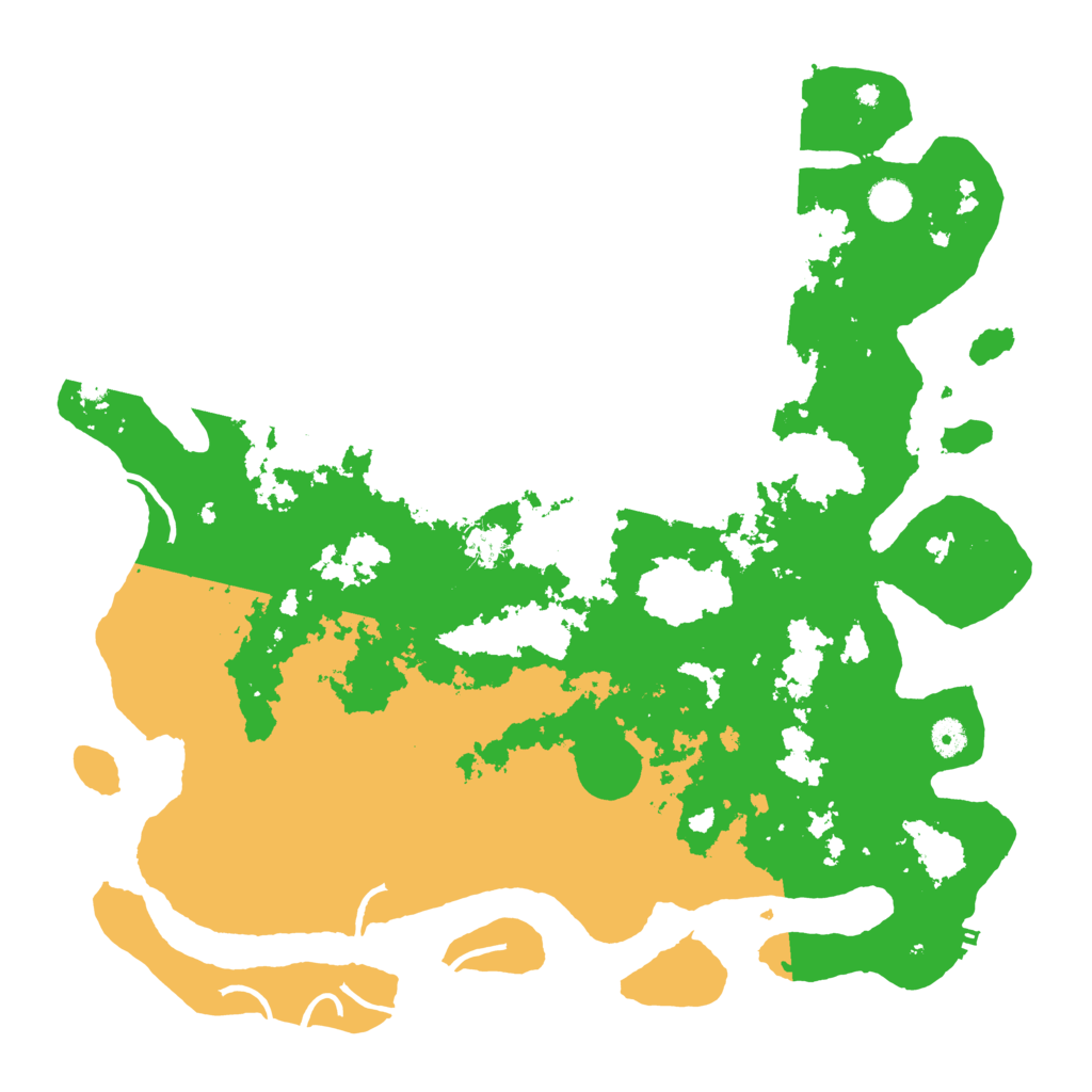Biome Rust Map: Procedural Map, Size: 4500, Seed: 1767228941