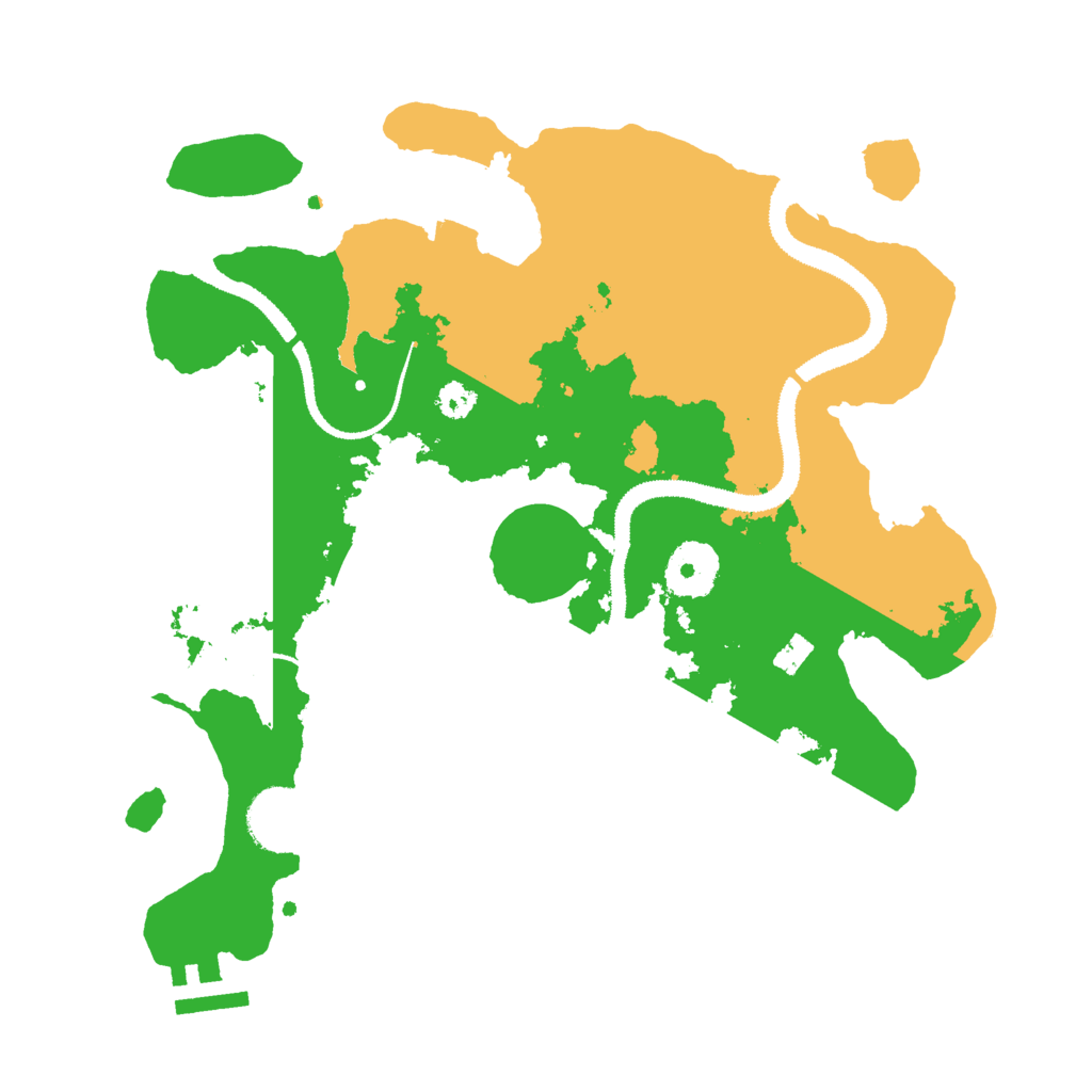 Biome Rust Map: Procedural Map, Size: 3000, Seed: 14947