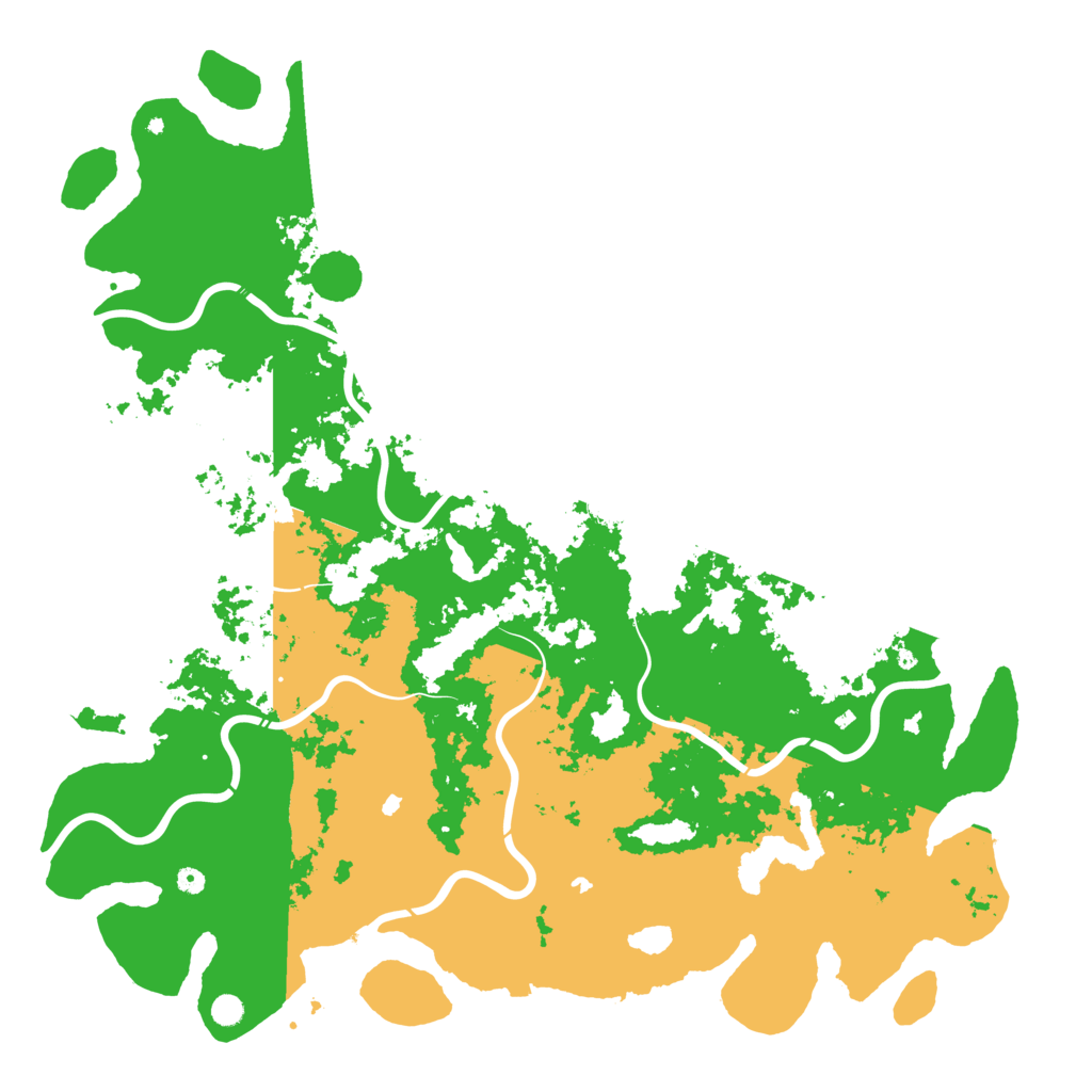 Biome Rust Map: Procedural Map, Size: 6000, Seed: 6347533