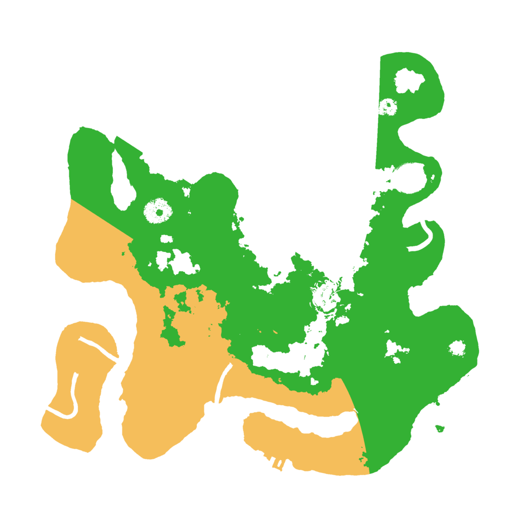 Biome Rust Map: Procedural Map, Size: 3000, Seed: 130656451