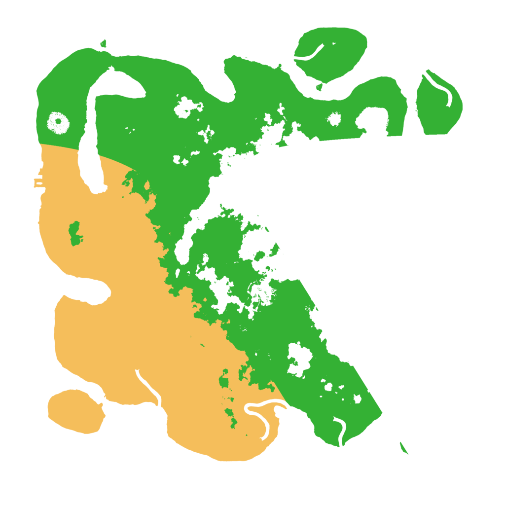 Biome Rust Map: Procedural Map, Size: 3500, Seed: 976412144