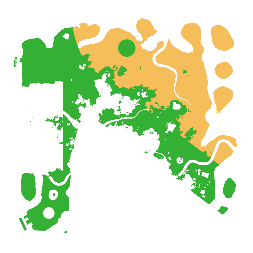 Biome Rust Map: Procedural Map, Size: 3850, Seed: 184166912