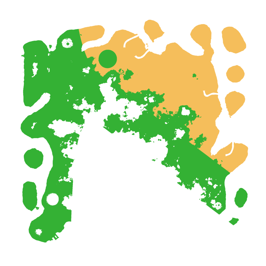 Biome Rust Map: Procedural Map, Size: 3850, Seed: 184166912