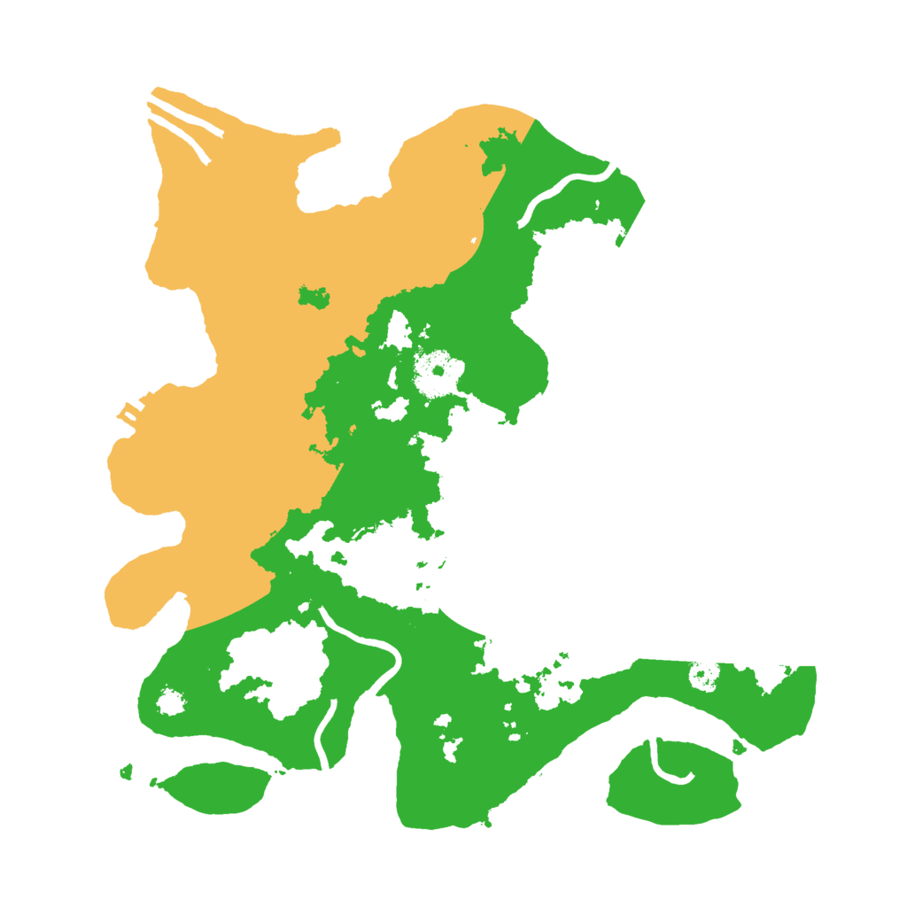 Biome Rust Map: Procedural Map, Size: 3000, Seed: 576745113