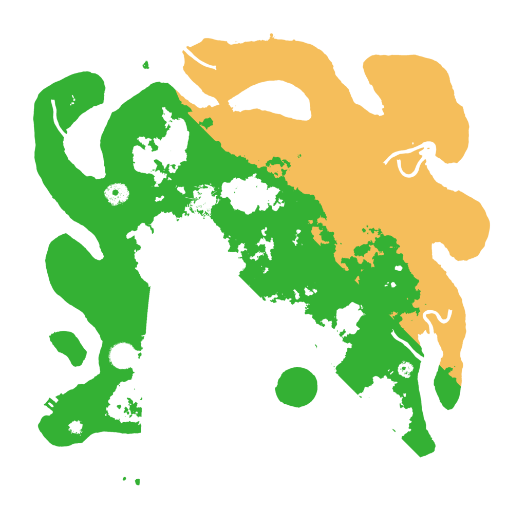 Biome Rust Map: Procedural Map, Size: 3500, Seed: 283676963