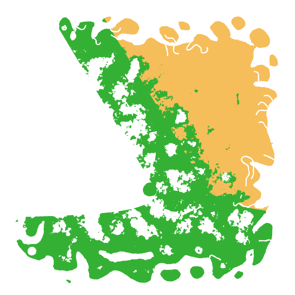 Biome Rust Map: Procedural Map, Size: 6000, Seed: 1613872115