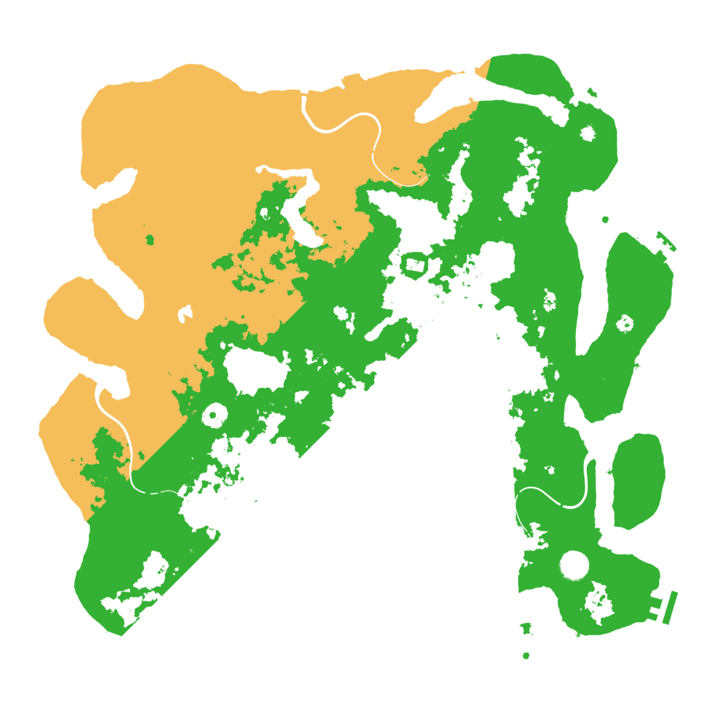 Biome Rust Map: Procedural Map, Size: 4250, Seed: 55634322